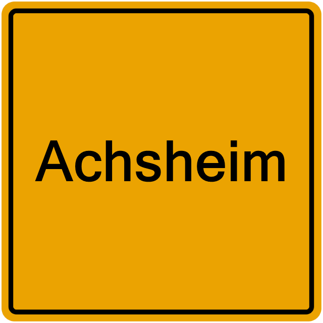 Einwohnermeldeamt24 Achsheim