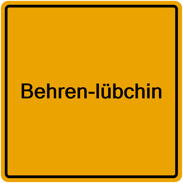 Einwohnermeldeamt24 Behren-lübchin