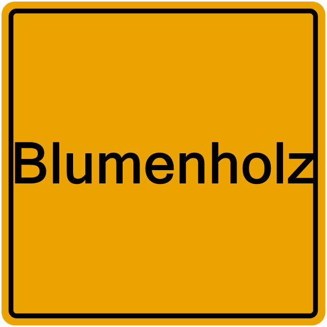 Einwohnermeldeamt24 Blumenholz