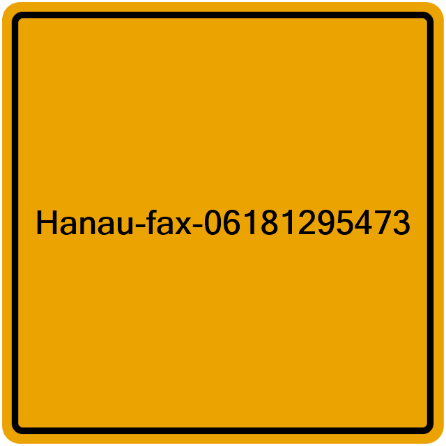 Einwohnermeldeamt24 Hanau-fax-06181295473