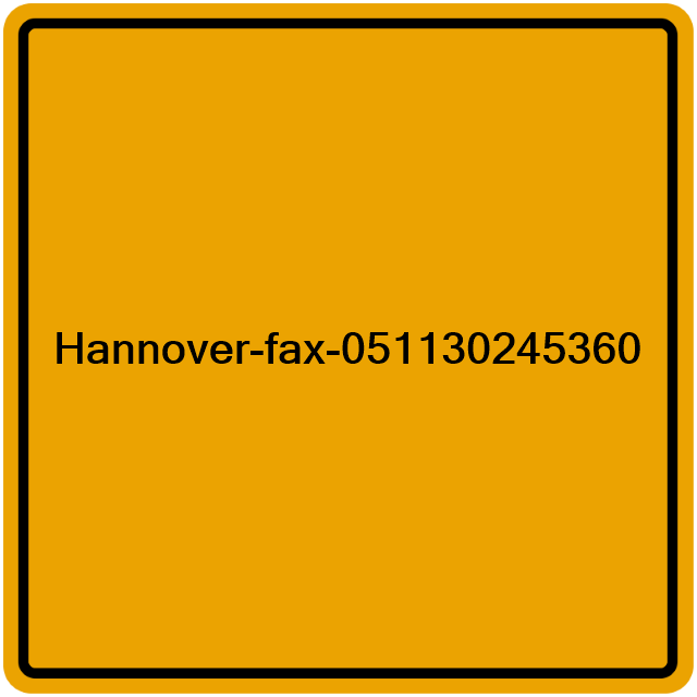 Einwohnermeldeamt24 Hannover-fax-051130245360