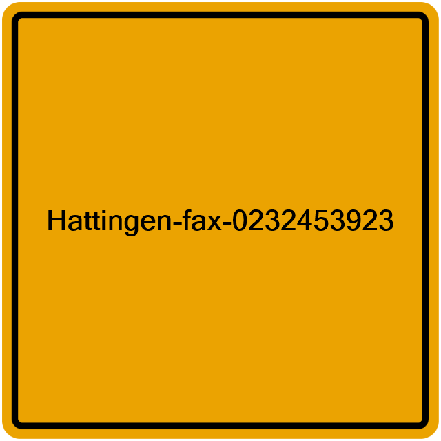 Einwohnermeldeamt24 Hattingen-fax-0232453923