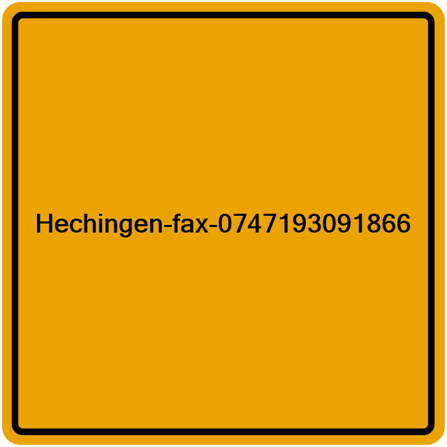 Einwohnermeldeamt24 Hechingen-fax-0747193091866