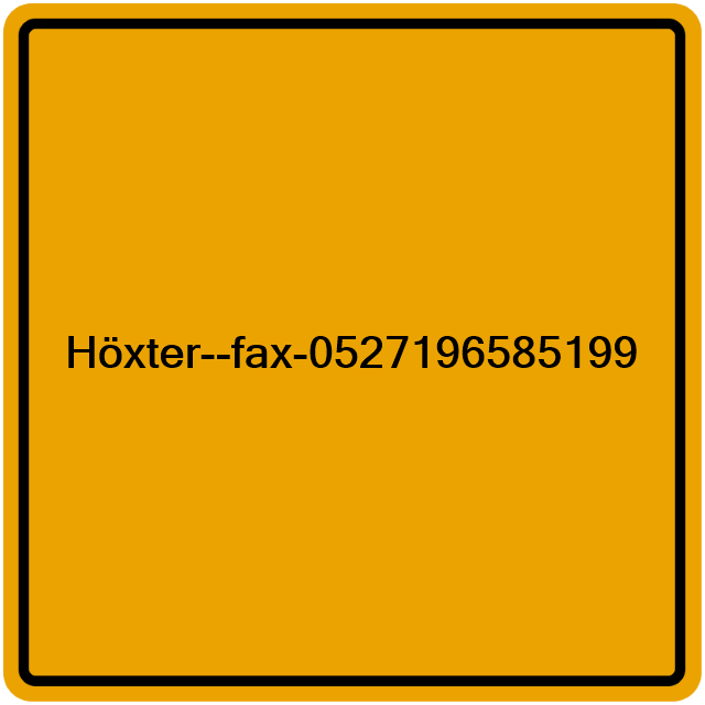 Einwohnermeldeamt24 Höxter--fax-0527196585199