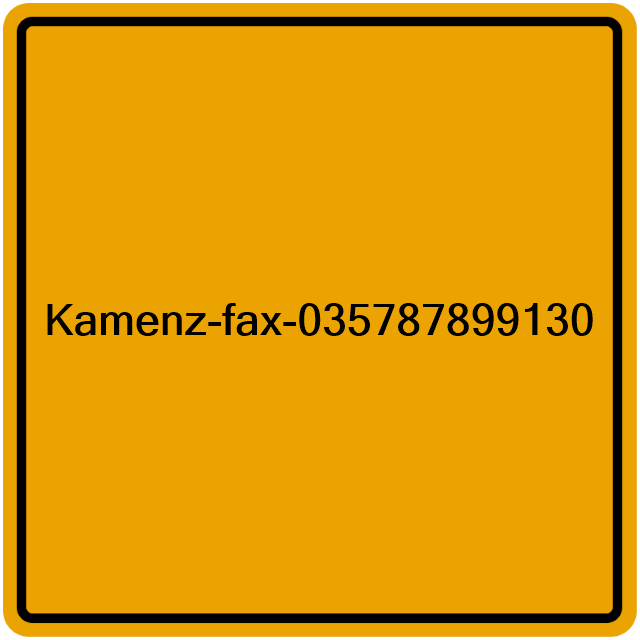 Einwohnermeldeamt24 Kamenz-fax-035787899130