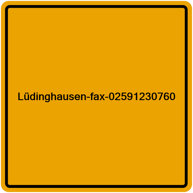 Einwohnermeldeamt24 Lüdinghausen-fax-02591230760