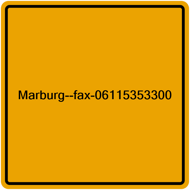 Einwohnermeldeamt24 Marburg--fax-06115353300