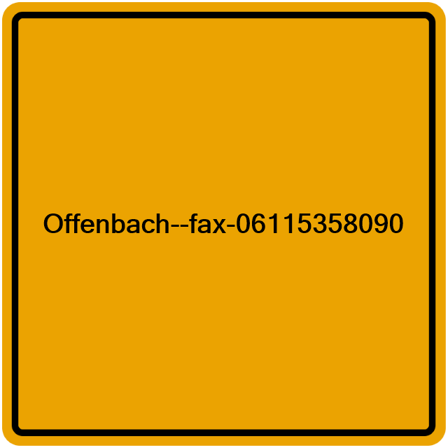 Einwohnermeldeamt24 Offenbach--fax-06115358090
