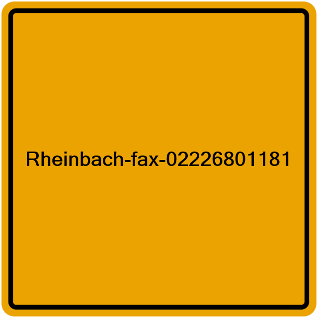 Einwohnermeldeamt24 Rheinbach-fax-02226801181