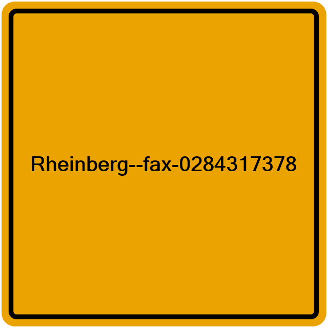 Einwohnermeldeamt24 Rheinberg--fax-0284317378