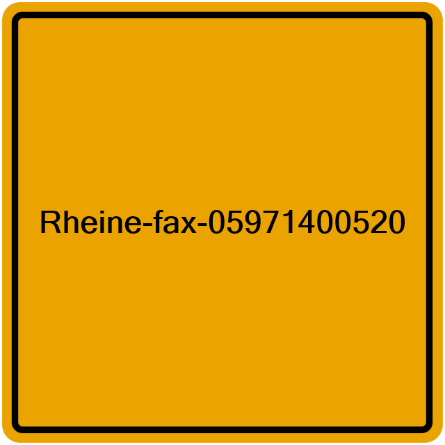 Einwohnermeldeamt24 Rheine-fax-05971400520