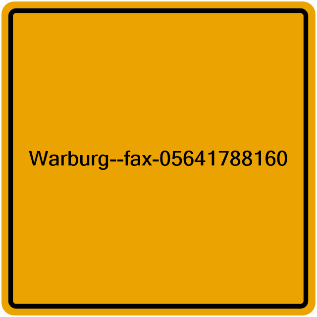 Einwohnermeldeamt24 Warburg--fax-05641788160