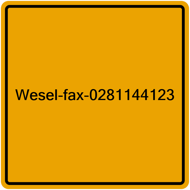 Einwohnermeldeamt24 Wesel-fax-0281144123