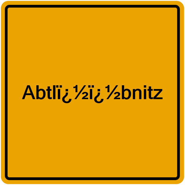 Einwohnermeldeamt24 Abtlï¿½ï¿½bnitz