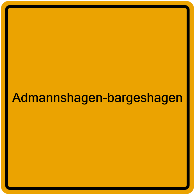 Einwohnermeldeamt24 Admannshagen-bargeshagen