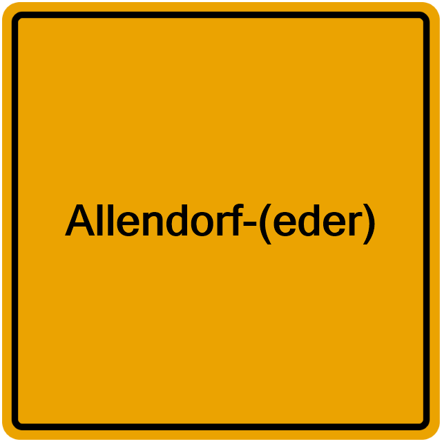 Einwohnermeldeamt24 Allendorf-(eder)