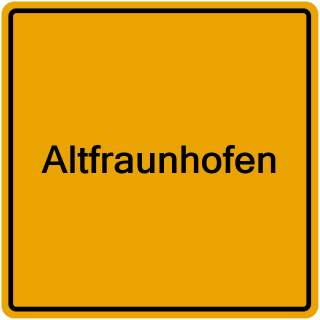 Einwohnermeldeamt24 Altfraunhofen