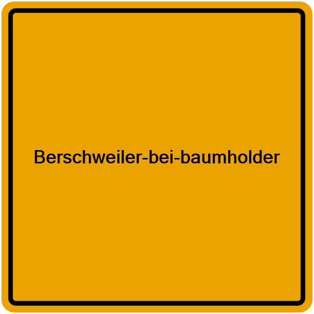 Einwohnermeldeamt24 Berschweiler-bei-baumholder
