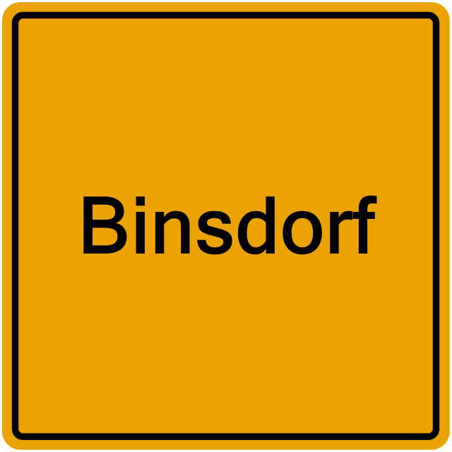 Einwohnermeldeamt24 Binsdorf