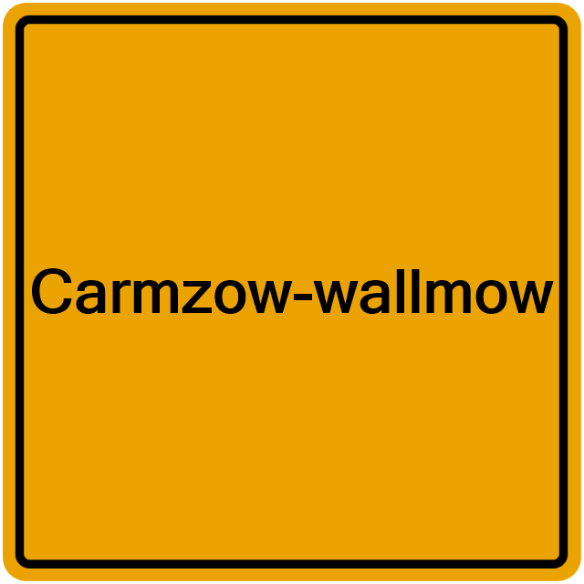 Einwohnermeldeamt24 Carmzow-wallmow
