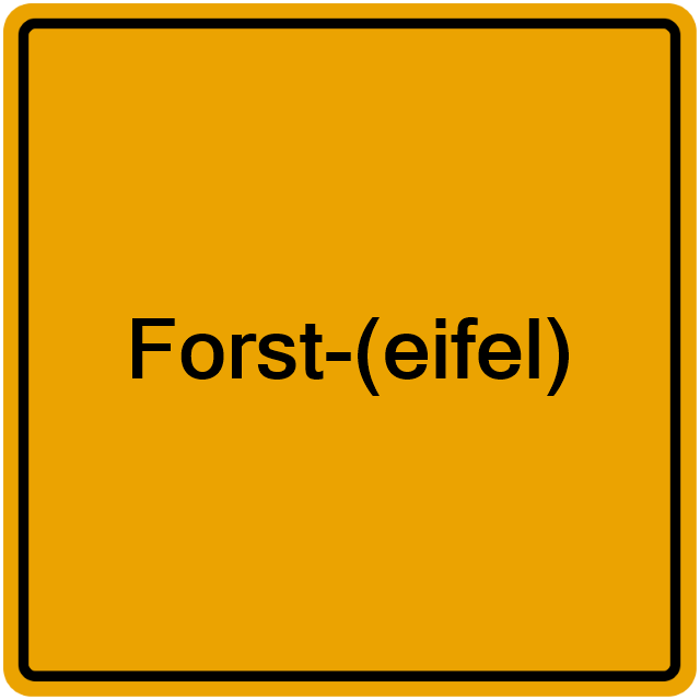 Einwohnermeldeamt24 Forst-(eifel)