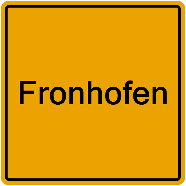 Einwohnermeldeamt24 Fronhofen