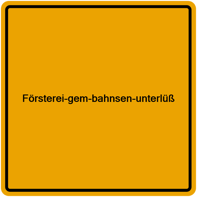 Einwohnermeldeamt24 Försterei-gem-bahnsen-unterlüß