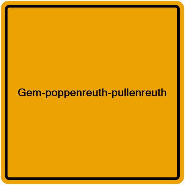 Einwohnermeldeamt24 Gem-poppenreuth-pullenreuth