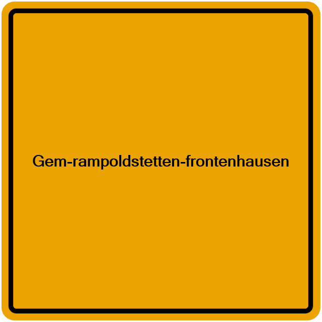 Einwohnermeldeamt24 Gem-rampoldstetten-frontenhausen