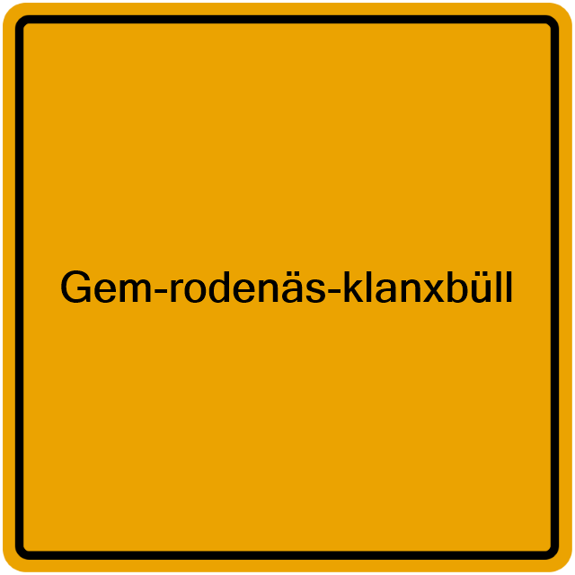 Einwohnermeldeamt24 Gem-rodenäs-klanxbüll
