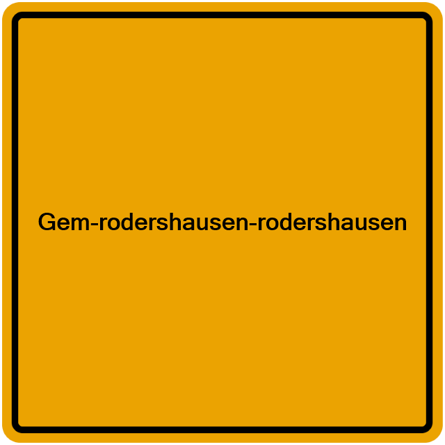 Einwohnermeldeamt24 Gem-rodershausen-rodershausen