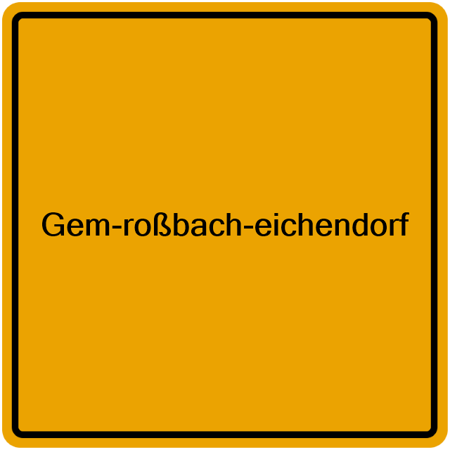 Einwohnermeldeamt24 Gem-roßbach-eichendorf