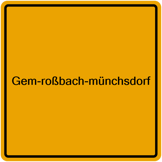 Einwohnermeldeamt24 Gem-roßbach-münchsdorf