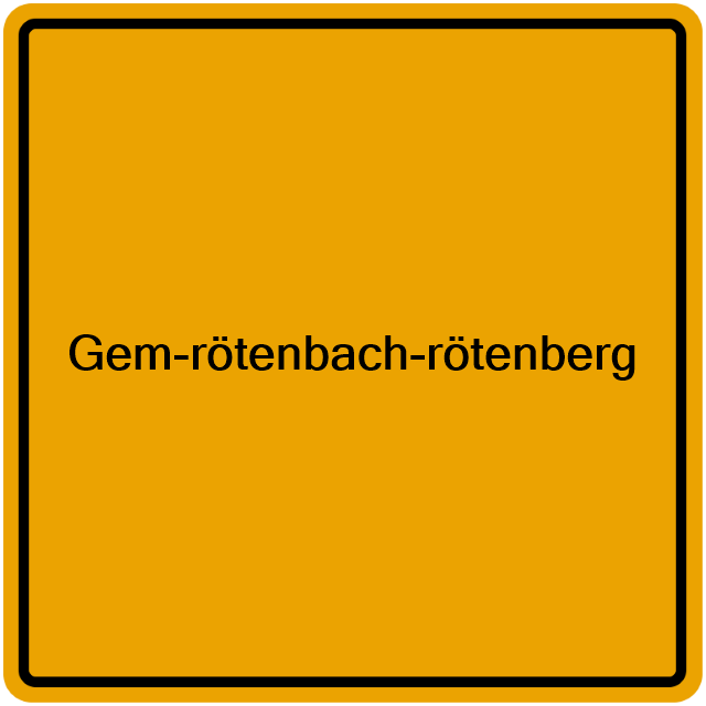 Einwohnermeldeamt24 Gem-rötenbach-rötenberg