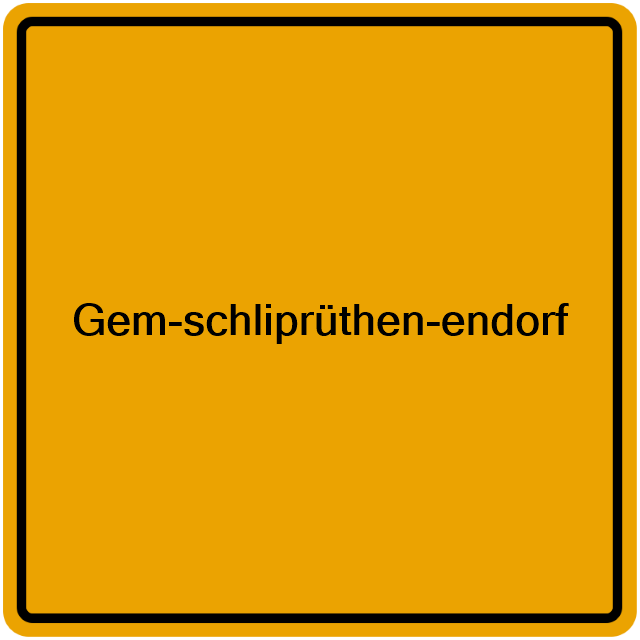 Einwohnermeldeamt24 Gem-schliprüthen-endorf