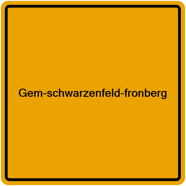 Einwohnermeldeamt24 Gem-schwarzenfeld-fronberg