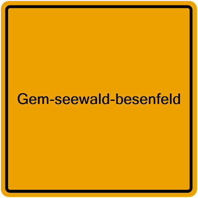 Einwohnermeldeamt24 Gem-seewald-besenfeld