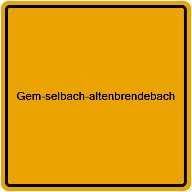 Einwohnermeldeamt24 Gem-selbach-altenbrendebach