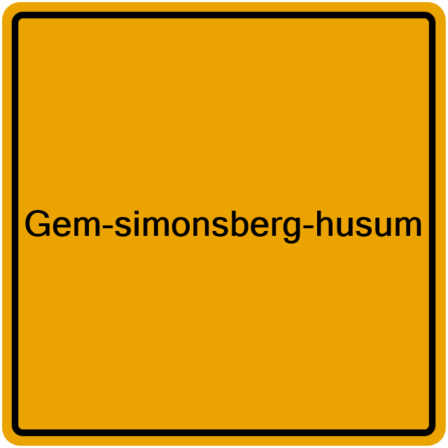 Einwohnermeldeamt24 Gem-simonsberg-husum