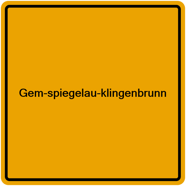 Einwohnermeldeamt24 Gem-spiegelau-klingenbrunn