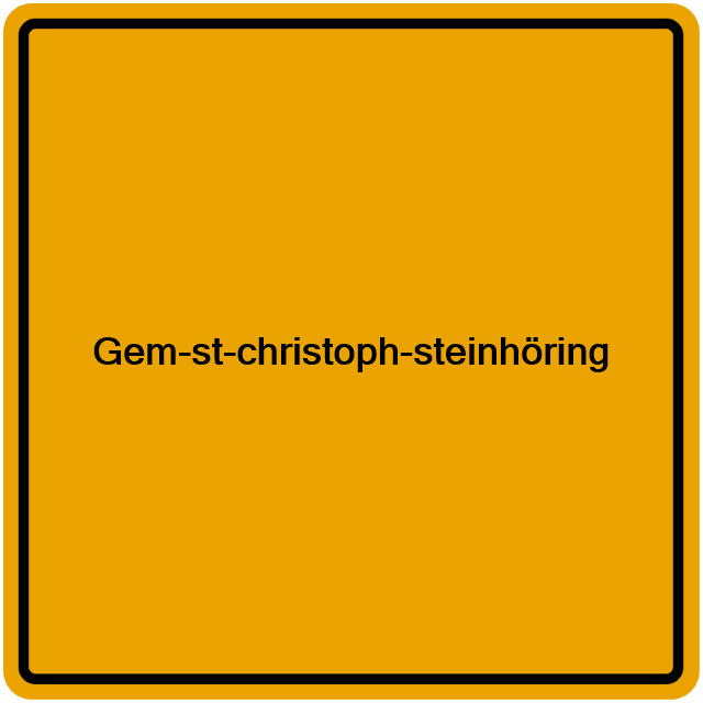 Einwohnermeldeamt24 Gem-st-christoph-steinhöring