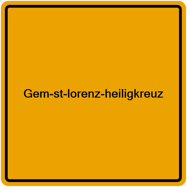 Einwohnermeldeamt24 Gem-st-lorenz-heiligkreuz