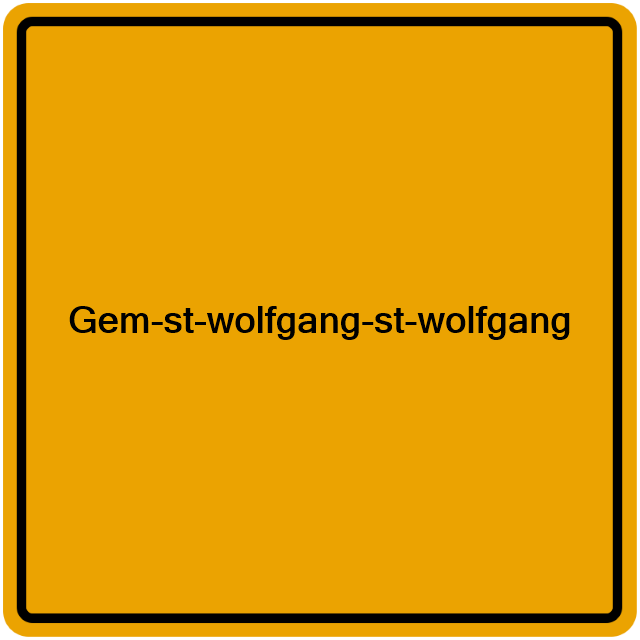 Einwohnermeldeamt24 Gem-st-wolfgang-st-wolfgang