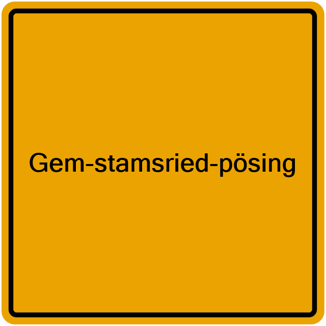 Einwohnermeldeamt24 Gem-stamsried-pösing