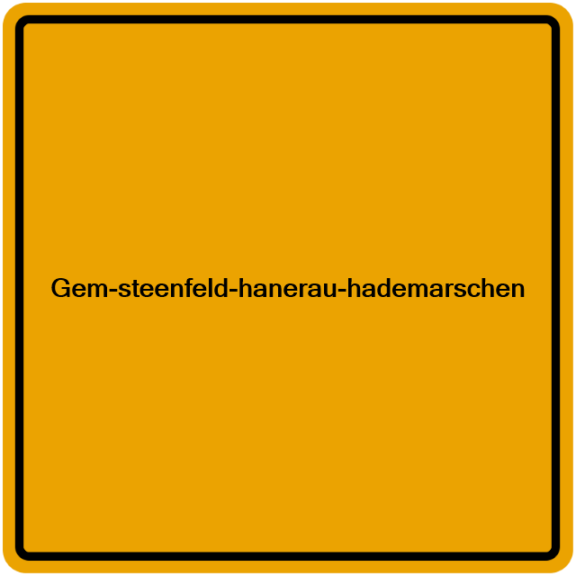 Einwohnermeldeamt24 Gem-steenfeld-hanerau-hademarschen