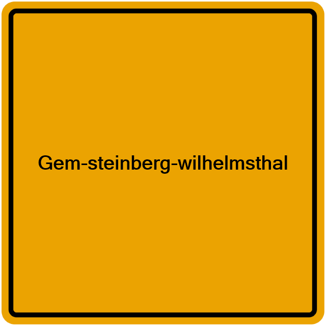 Einwohnermeldeamt24 Gem-steinberg-wilhelmsthal