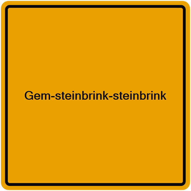 Einwohnermeldeamt24 Gem-steinbrink-steinbrink