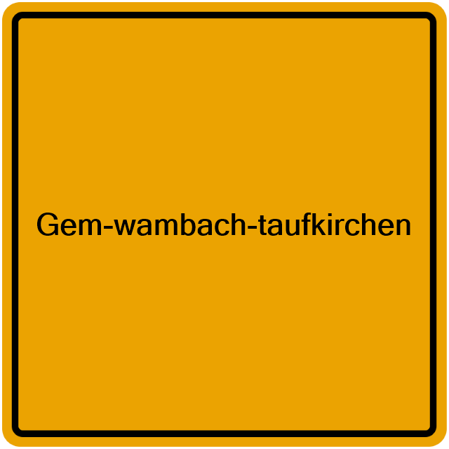 Einwohnermeldeamt24 Gem-wambach-taufkirchen