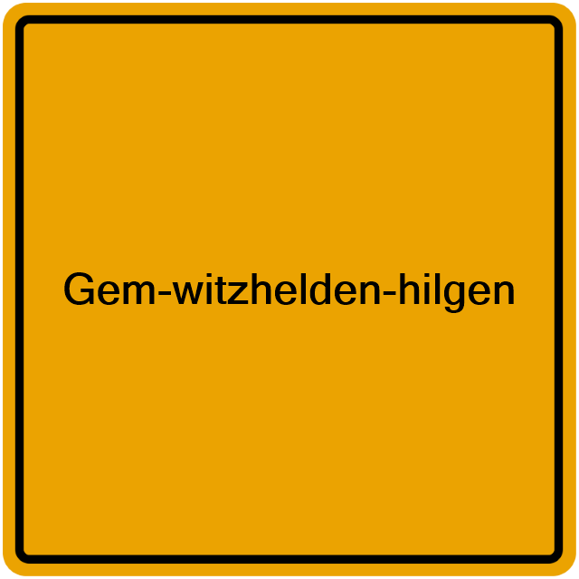 Einwohnermeldeamt24 Gem-witzhelden-hilgen
