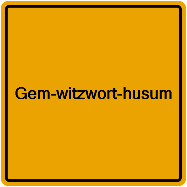 Einwohnermeldeamt24 Gem-witzwort-husum